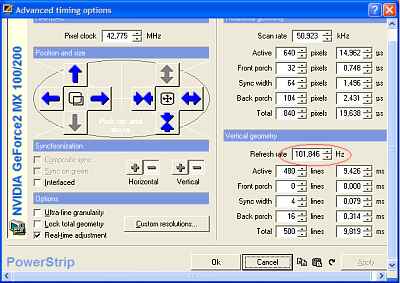Advanced timing options