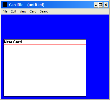Cardfile